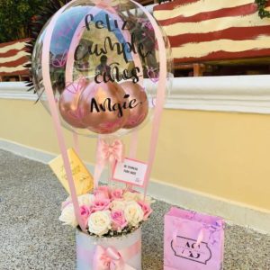 Arreglos de flores con globo sorpresa archivos - Tienda de Regalos  Barranquilla